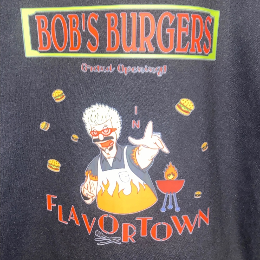 BOB BELCHER as GUY FIERI IN FLAVORTOWN spoof tee - Picture 3 of 4